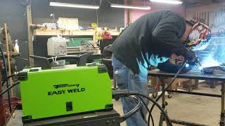 Forney 140 Easy weld set up and welding And shop talk about future projects [upl. by Torry]