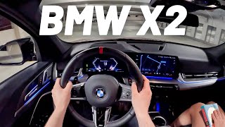 2024 BMW X2 M35i  POV NIGHT DRIVE [upl. by Ettenotna]