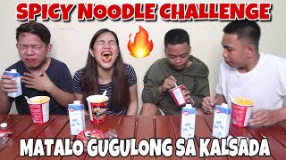 Spicy Noodle Challenge  MATALO GUGULONG SA KALSADA [upl. by Suisyola436]