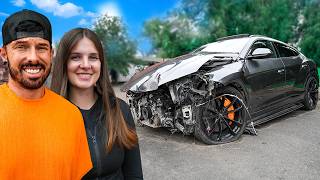 I BOUGHT A WRECKED LAMBORGHINI URUS FOR MY GIRLFRIEND [upl. by Dnalevelc]