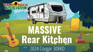 2024 Cougar 30RKD  Massive Rear Kitchen [upl. by Yesnikcm]