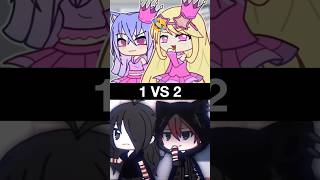 1 or 2 gacha gachalife gachameme gachalifememe gachatrend gachatiktok gachaedit shorts [upl. by Kcirederf]