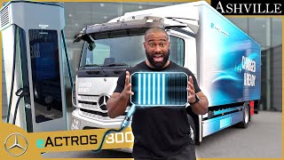 New Mercedes eActros Electric Truck Review Drive and Brake Test [upl. by Marylee290]