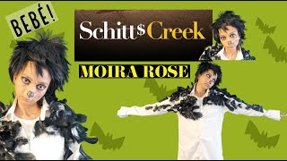 SCHITTS CREEK  MOIRA COSTUME  THE CROWS HAVE EYES ENACTMENT  HALLOWEEN COSTUMES  BEST MOMENTS [upl. by Cathey]