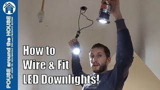 How to install downlightersdownlights LED downlight installation [upl. by Fidelis440]