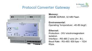 EnSmart Controls  ModBusBACnet Protocol Converter [upl. by Atirb874]