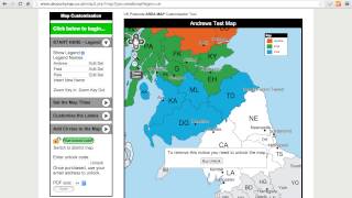 UK Postcode Area Map Editing Tool Tutorial [upl. by Backler]