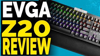 EVGA Z20 Review  EVGA Optical Mechanical Gaming Keyboard Review – Switch Clicky [upl. by Chon297]