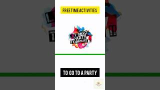 Learn Free Time Activities  English Vocabulary  Part 1  Learning With Manahil [upl. by Hills695]