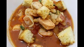 Tomato Based Seafood Chowder  Bonitas Kitchen [upl. by Farrington282]