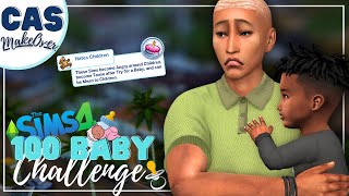 Makeovers  CC Links 🍼😒😂  100 Baby Challenge  The Sims 4 CAS [upl. by Renraw]