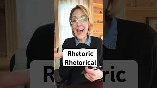 How to Pronounce RHETORIC amp RHETORICAL  SHORTS Quick English Pronunciation Lesson Learnenglish [upl. by Quirita]