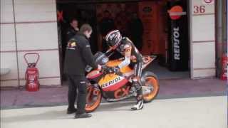 Marc Marquez back on track Moto2 testing at Albacete [upl. by Packer]