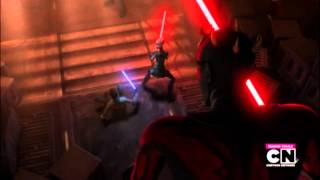 Darth Maul amp Savage Opress vs Obiwan amp Asajj Ventress 1080P Clone Wars Season Finale [upl. by Noitsirhc]