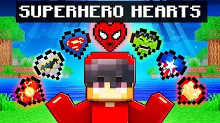 Minecraft but there’s Superhero Hearts [upl. by Thetisa673]