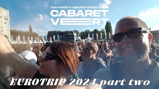 🇧🇪 🇫🇷 EUROTRIP 2024 part two Cabaret Vert  by Marika amp Pete [upl. by Borg]