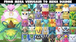 A Complete Timeline of Every Mega Evolution in Pokemon GO [upl. by Ezmeralda]