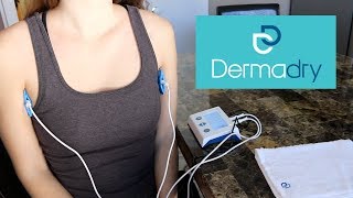 How To Treat Excessive Sweating Hyperhidrosis with Dermadry  Iontophoresis Machine Review  Demo [upl. by Eendyc175]