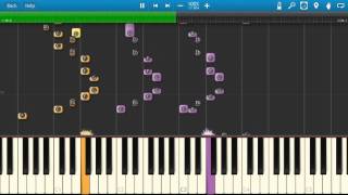 Stevie Wonder  Master Blaster  Piano Tutorial  Synthesia Cover [upl. by Willet]