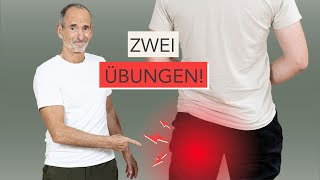 IschiasSchmerzen Versuche diese 2 Übungen [upl. by Uzia472]