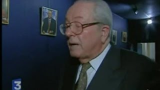 Reaction de Le Pen face au refus de Chirac [upl. by Ahsiekyt]