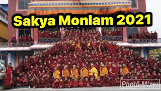 THE GREAT SAKYA MONLAM 2021 PEMA TSAL MONASTERY POKHARA NEPAL DORDA JCM [upl. by Suirred454]