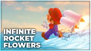 Endless Rocket Flowers  The Rocket Flower Refresh Glitch in Super Mario Odyssey [upl. by Atsev692]