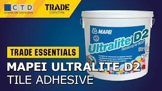 Mapei Ultralite D2 Tile Adhesive [upl. by Derk468]