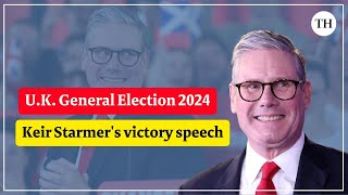 Keir Starmers victory speech in full  UK General Election 2024 [upl. by Ordnael]