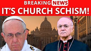 The Catholic Church is Divided Msgr Viganò Accused Its Schism [upl. by Droffig]