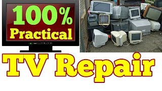 TV Repair 100 Practical in Hindi  COLOUR TV TESTING [upl. by Ailehpo31]