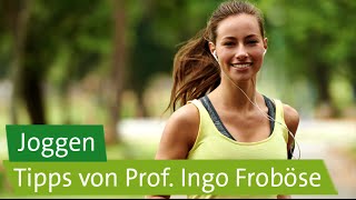 Joggen Tipps für Anfänger von Prof Ingo Froböse [upl. by Whitby]