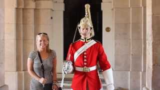 london guard tourists [upl. by Ahsinahs]