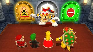 Mario Party 9 MiniGames  Mario Vs Luigi Vs Peach Vs Daisy Master Difficulty [upl. by Crin853]