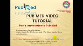 PubMed Tutorial Part 1 in Amharic የPubMed መማርያ ቪድዮ ክፍል 1 [upl. by Aicatan]