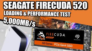 Seagate Firecuda 520 5000MBs PS5 SSD Expansion Test [upl. by Thia]