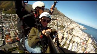 Kapstadt aus der Luft Paragliding live  Cape Town from above [upl. by Nilrak93]