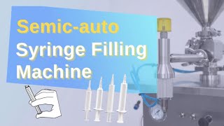 Semiautomatic PFS Syringe Filling Mchine [upl. by Pan]