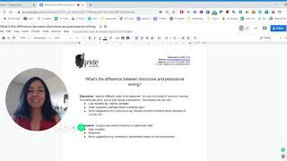 Discursive Writing Vs Persuasive Writing [upl. by Tory]