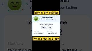 Day 6 What I eat after 19h of fasting intermittentfasting weightlossjourney ayeshaqais [upl. by Leonteen]