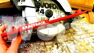 worx worxexactrack Multiple Exact Cuts With The Worx Exactrack Circular Saw [upl. by Sibylle832]