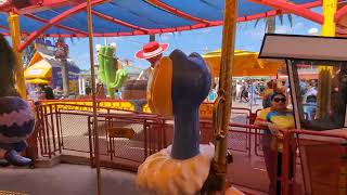 walking around Pixar Pier in California Adventures Disneyland [upl. by Adieren]