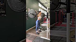 Girls Weight Lifting Attitude 🔥😱 shorts fitness attitude weightlifting viral popular trending [upl. by Ramor298]