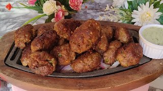 Sizzler Gola Kabab Recipe ❤️ Soft And Juicy Kabab Recipe ❤️ Dawat Special Gola Kabab Sizzling Recipe [upl. by Alyaj]