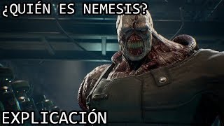 ¿Quién es Nemesis EXPLICACIÓN  Nemesis de Resident Evil y su Origen EXPLICADO [upl. by Friedlander]