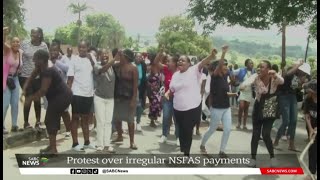 Students protest over irregular NSFAS payments [upl. by Seppala]