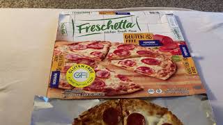 Freschetta Gluten Free Pepperoni Pizza Review  This One SHOCKED Me [upl. by Kissie489]