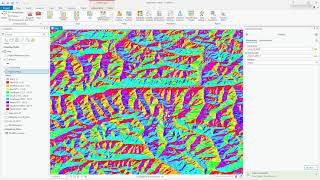 Using ArcGIS Pro Spatial Analyst to create Slope amp Aspect Rasters [upl. by Ciccia]