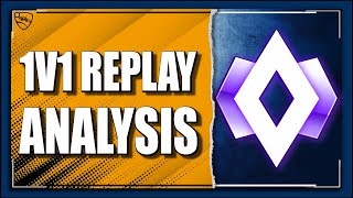 Flakes Coaches A Champ 1  Rocket League 1v1 Replay Analysis [upl. by Akessej834]