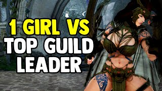 Girl Destroys The Leader Of A Top PvP Guild  Climbing The Ranks Ep 2  Black Desert Online [upl. by Allemat316]